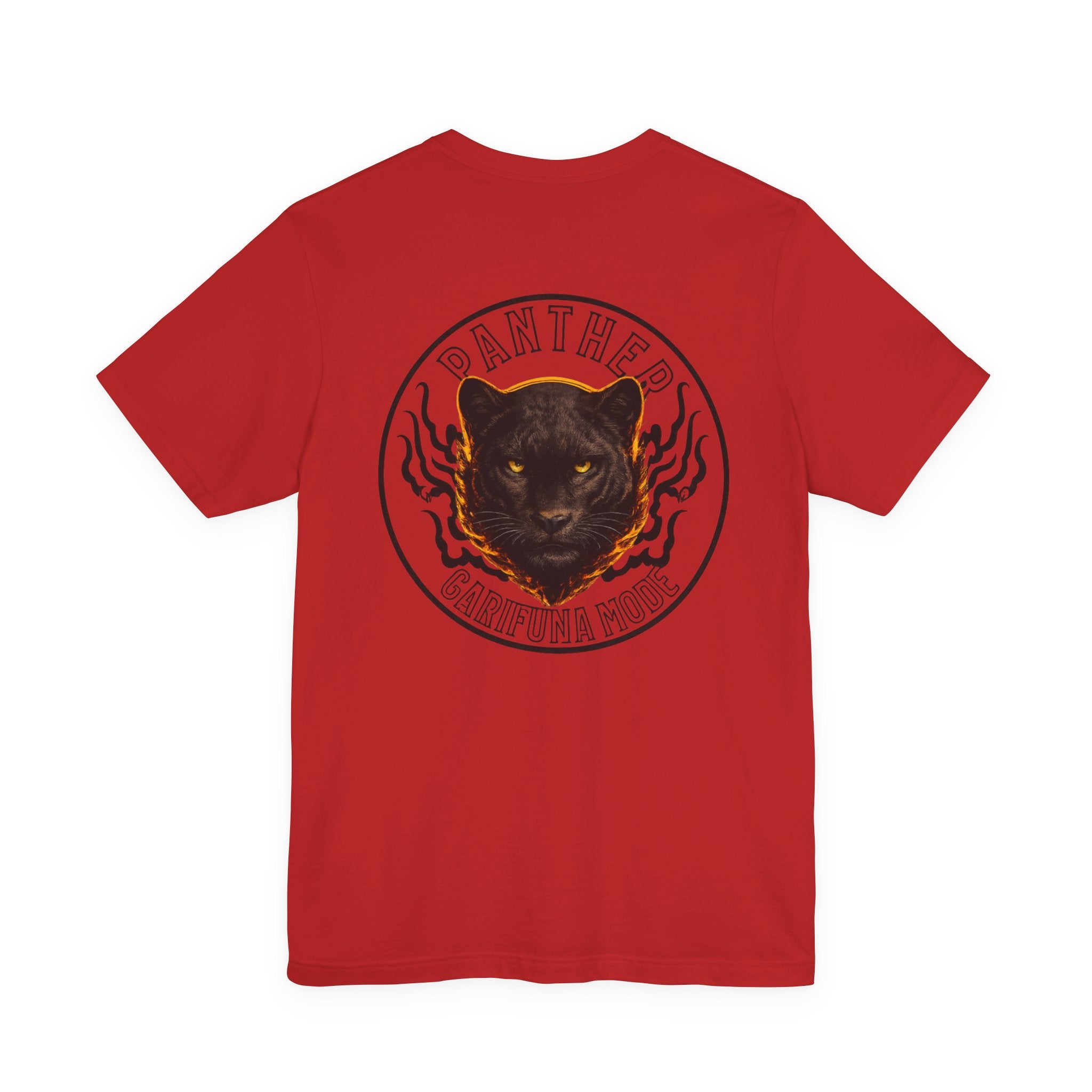 Garifuna Mode Panther Tee — Graphic Short Sleeve T‑Shirt