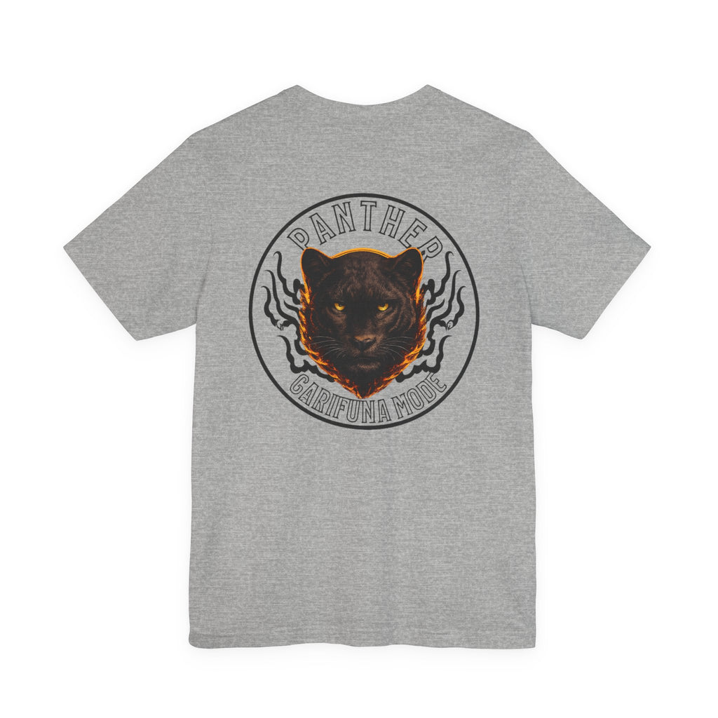 Garifuna Mode Panther Tee — Graphic Short Sleeve T‑Shirt