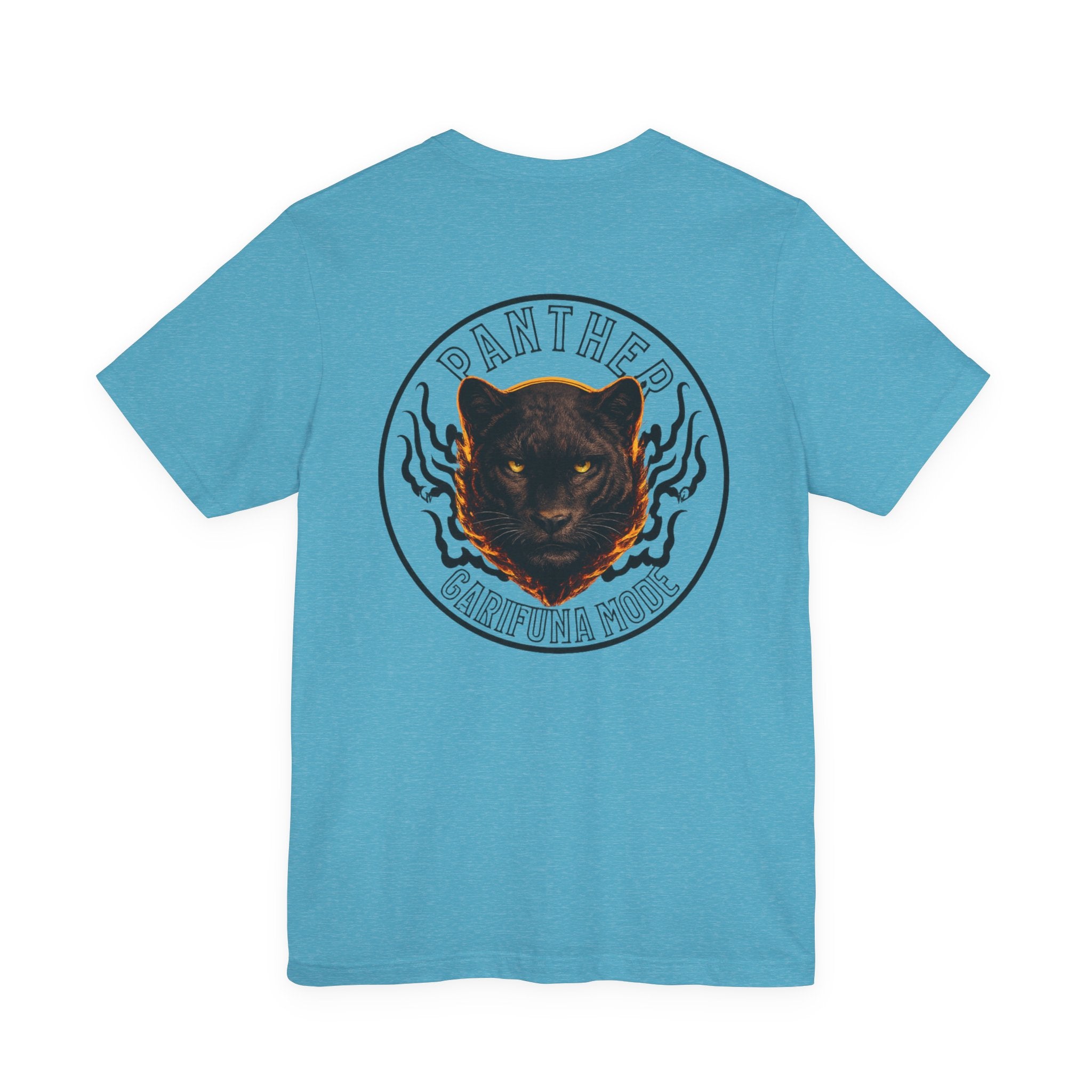 Garifuna Mode Panther Tee — Graphic Short Sleeve T‑Shirt