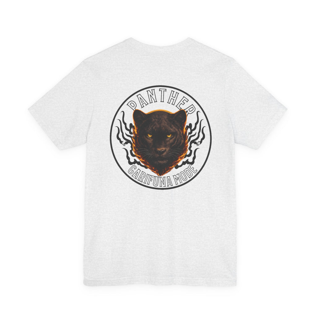 Garifuna Mode Panther Tee — Graphic Short Sleeve T‑Shirt