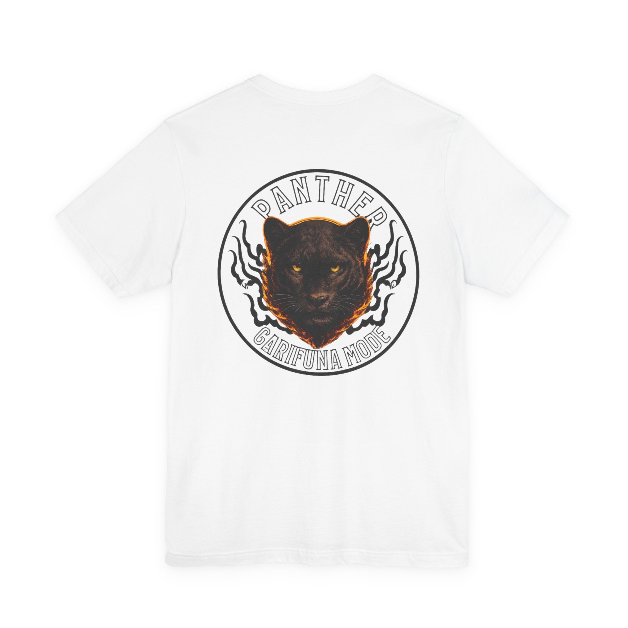 Garifuna Mode Panther Tee — Graphic Short Sleeve T‑Shirt