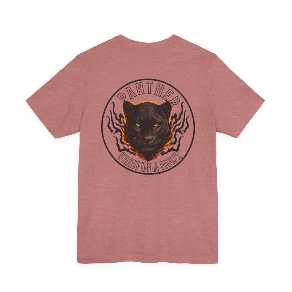 Garifuna Mode Panther Tee — Graphic Short Sleeve T‑Shirt