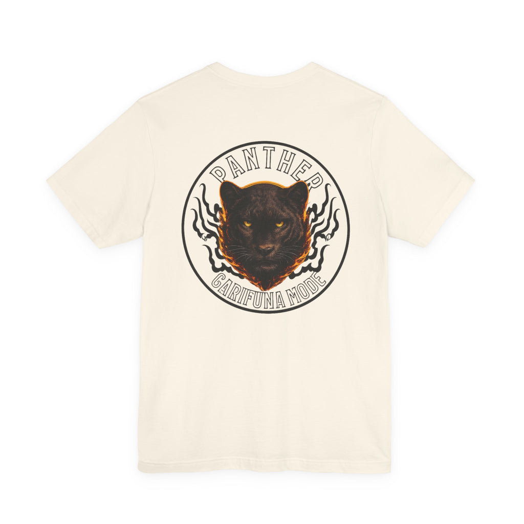 Garifuna Mode Panther Tee — Graphic Short Sleeve T‑Shirt
