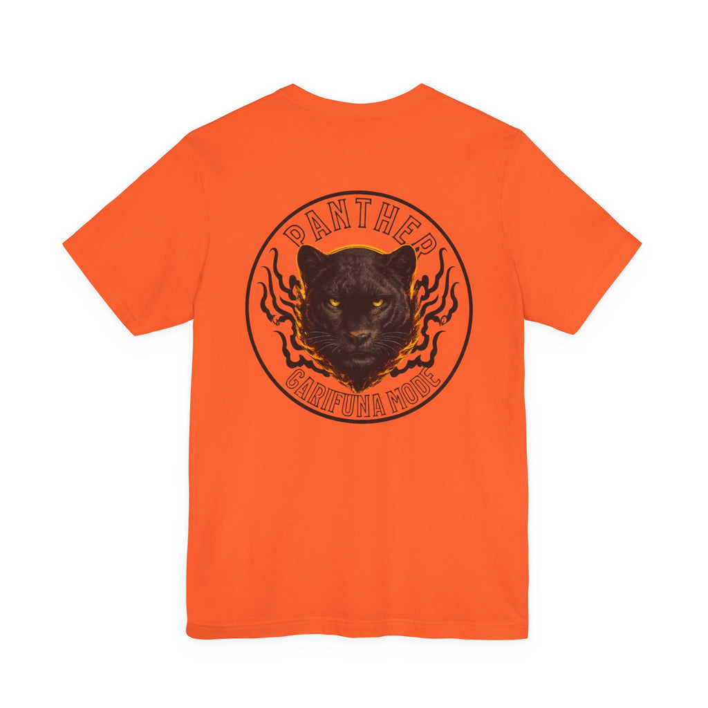Garifuna Mode Panther Tee — Graphic Short Sleeve T‑Shirt