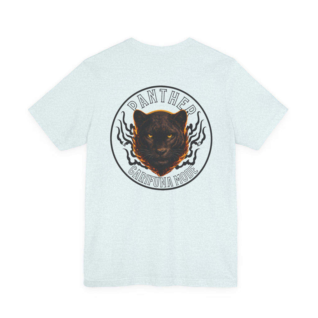 Garifuna Mode Panther Tee — Graphic Short Sleeve T‑Shirt