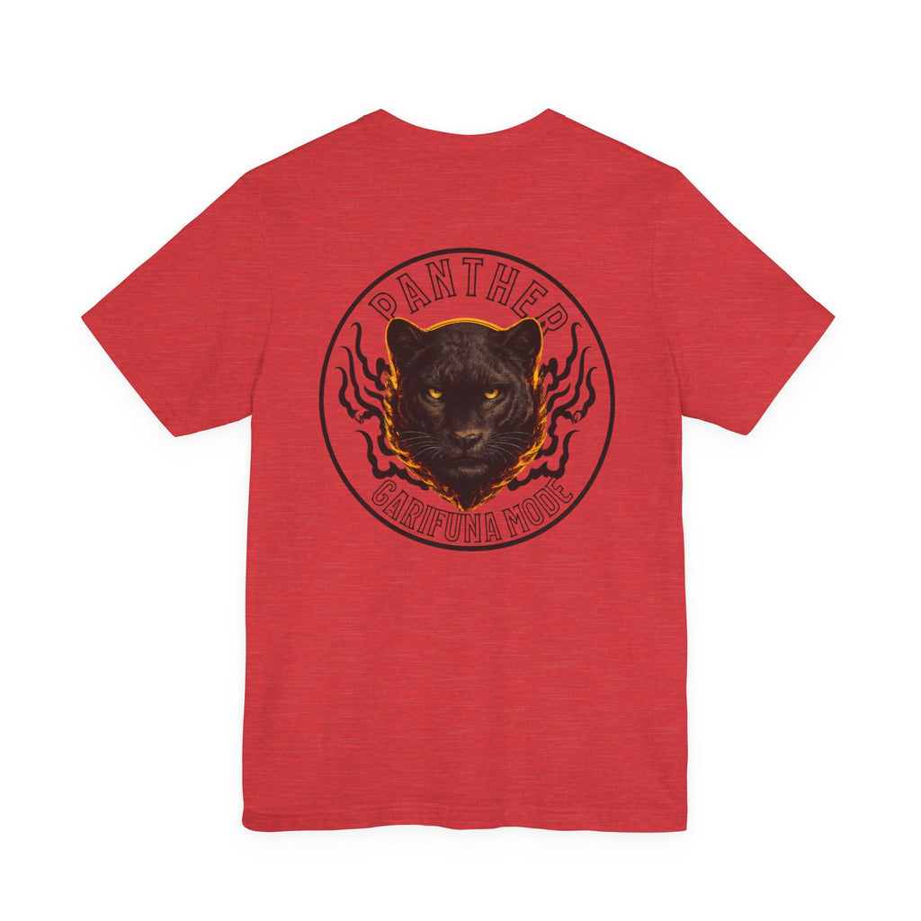 Garifuna Mode Panther Tee — Graphic Short Sleeve T‑Shirt