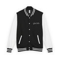 Sombra Panther Varsity Jacket — Retro Red Letterman Jacket with Black Panther Graphic