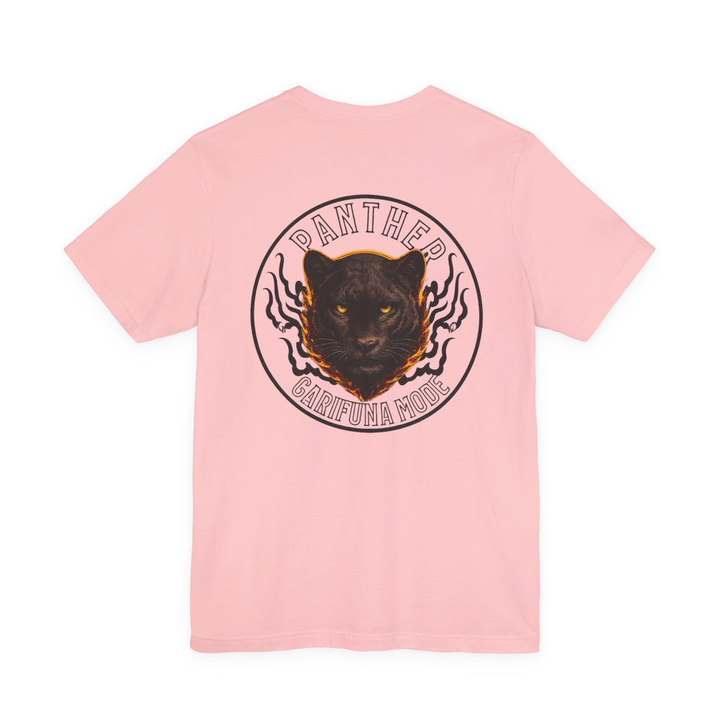Garifuna Mode Panther Tee — Graphic Short Sleeve T‑Shirt